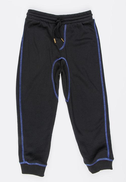 See-Saw - Un-brushed Fleece Jogger Black
