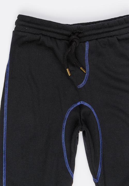 See-Saw - Un-brushed Fleece Jogger Black