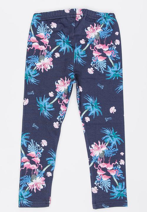 GUESS - Flamingo Printed  Leggings Multi-colour