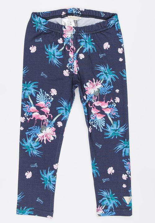 GUESS - Flamingo Printed  Leggings Multi-colour