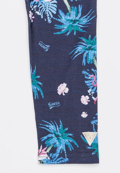GUESS - Flamingo Printed  Leggings Multi-colour
