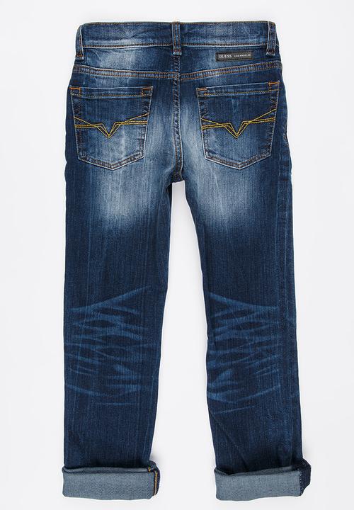 GUESS - Crop Taper Blue