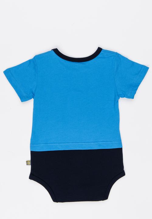 Peninsula Baby - Teddy Bodysuit Tee Blue