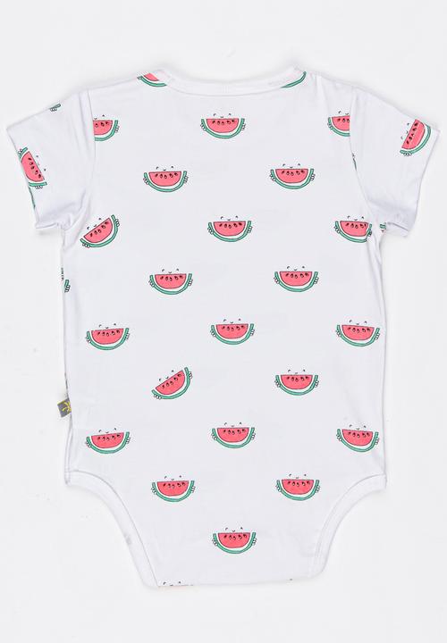 Peninsula Baby - Watermelon All Over Printed Bodysuit Multi-colour