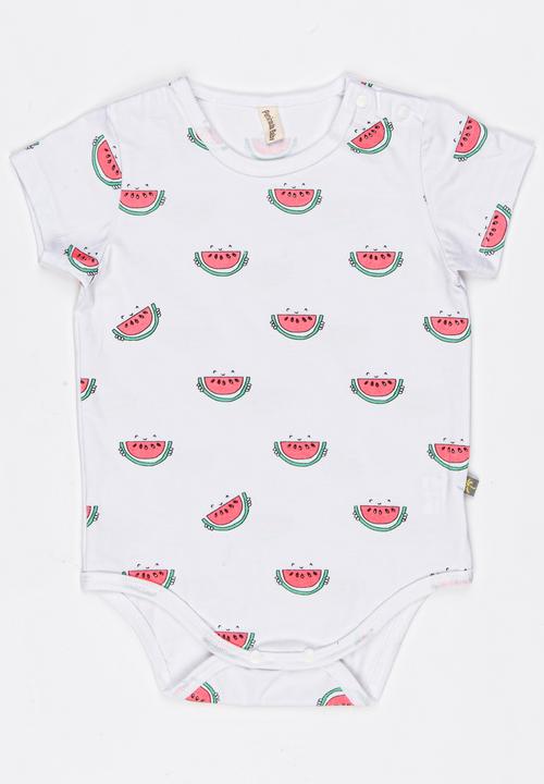 Peninsula Baby - Watermelon All Over Printed Bodysuit Multi-colour