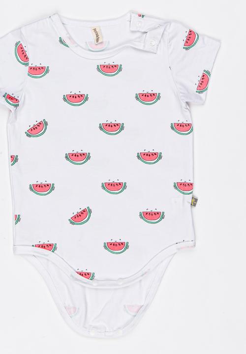 Peninsula Baby - Watermelon All Over Printed Bodysuit Multi-colour