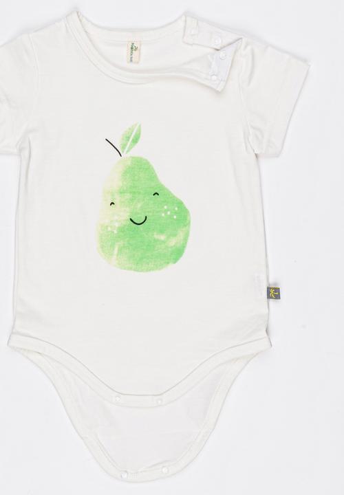 Peninsula Baby - Pear Printed Bodysuit Cream
