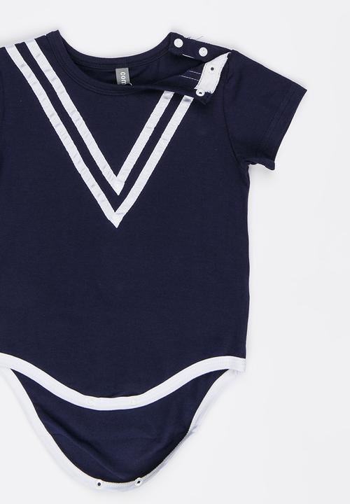 Peninsula Baby - Nautical Bodysuit Navy