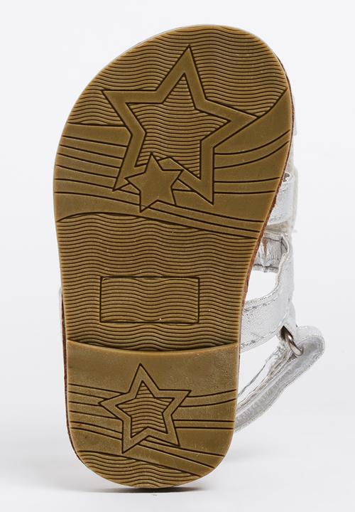 Pop Candy - Sandal with Fringing Silver
