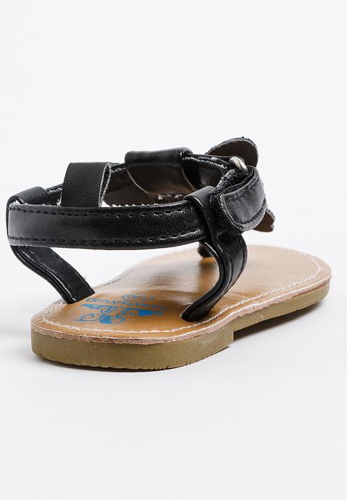 Pop Candy - Butterfly Sandals Black