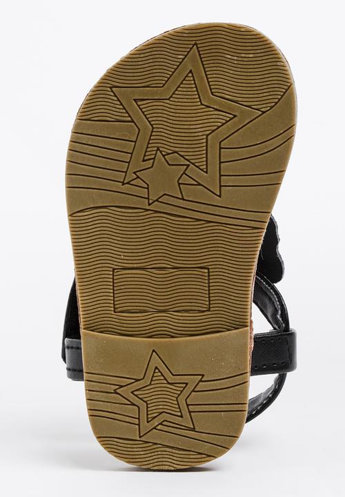 Pop Candy - Butterfly Sandals Black