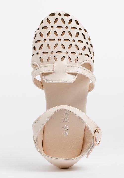 Pop Candy - Cage Sandal Nude