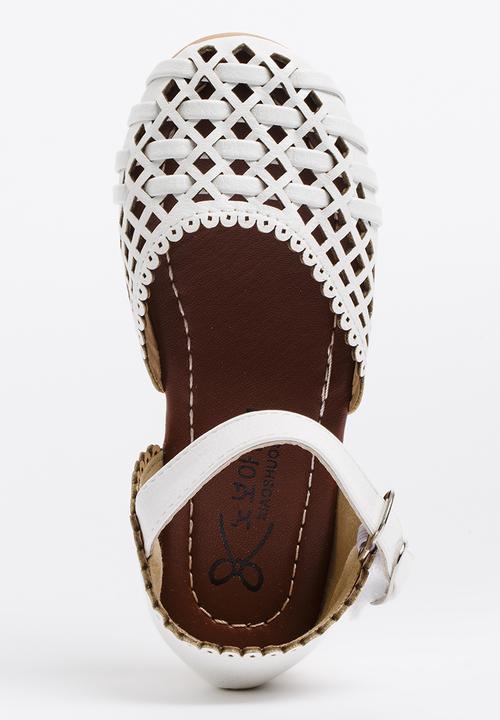 Pop Candy - Girls Cage Sandal White