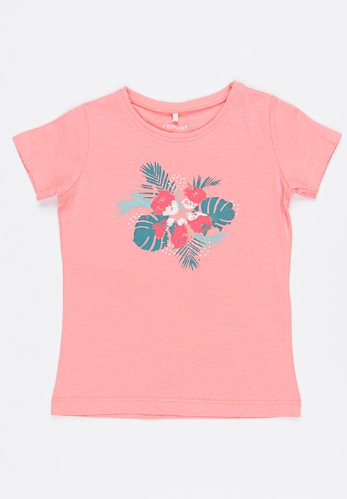 Name It - Printed Tee Pale Pink