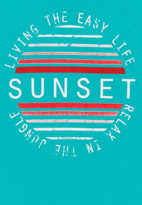 Name It - Printed Short Sleeve Tee Mid Green