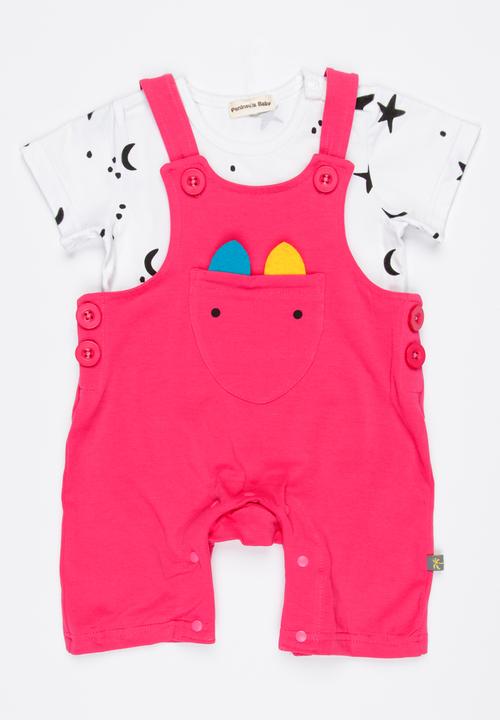 Peninsula Baby - Dungaree Set Pale Pink