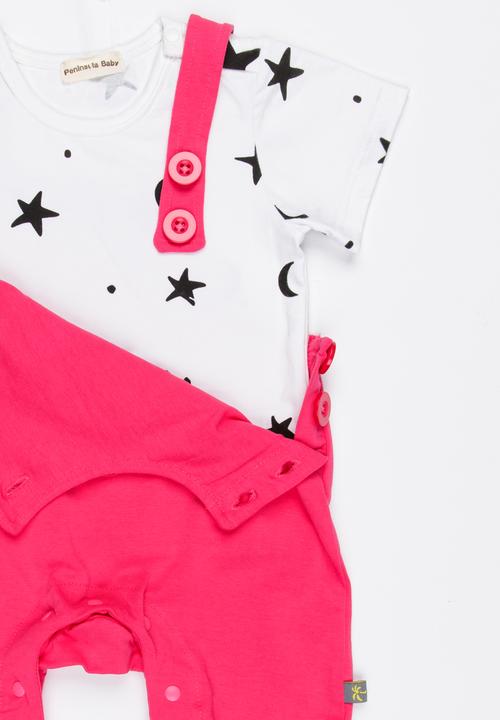 Peninsula Baby - Dungaree Set Pale Pink