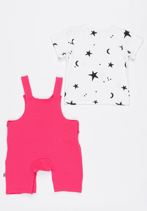Peninsula Baby - Dungaree Set Pale Pink
