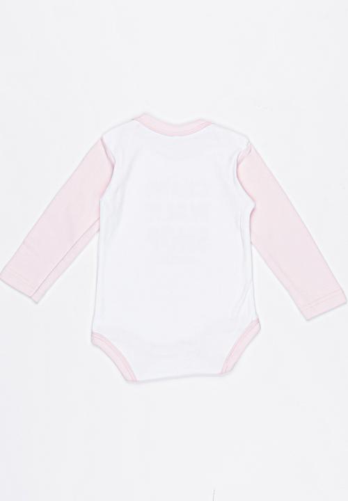 Funky Shop - Crawl Walk Shop Babygrow White