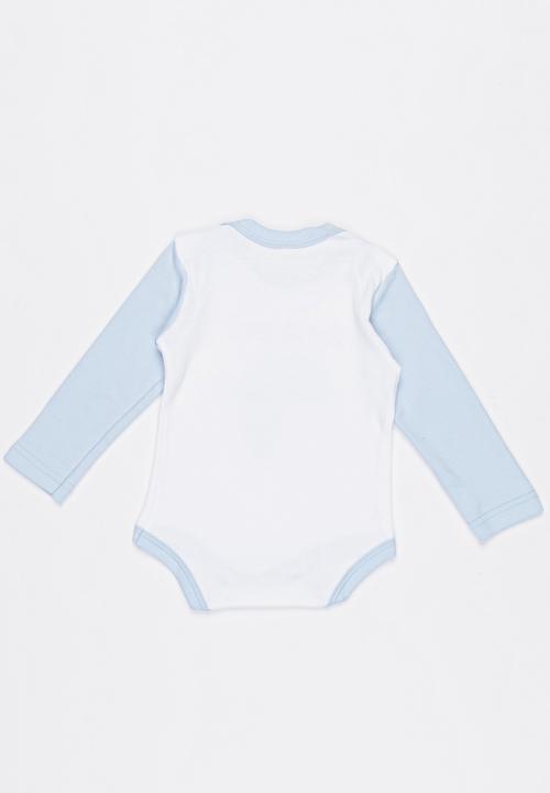 Funky Shop - Born and Bred Babygrow White
