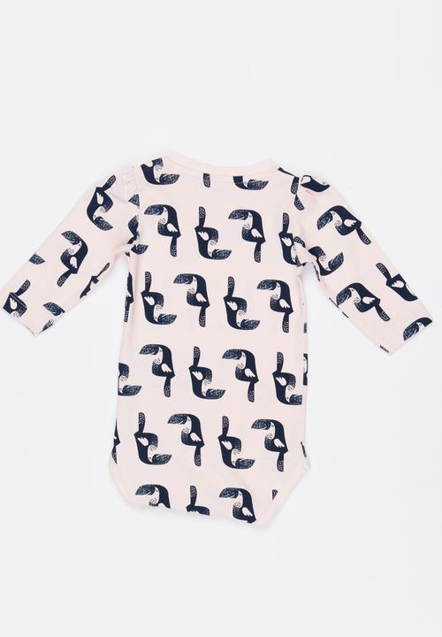 Name It - Girls Printed Bodysuit Pale Pink