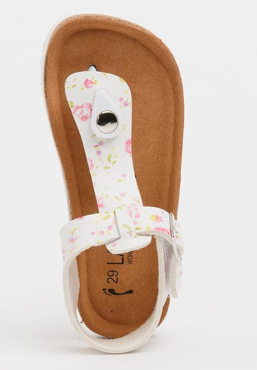 Pop Candy - T-bar Sandal White
