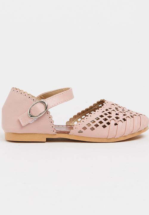 Pop Candy - Girls Cage Sandal Pale Pink