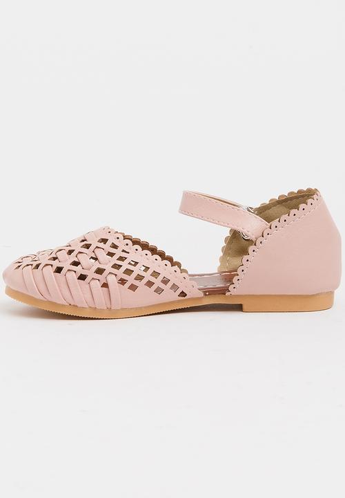 Pop Candy - Girls Cage Sandal Pale Pink