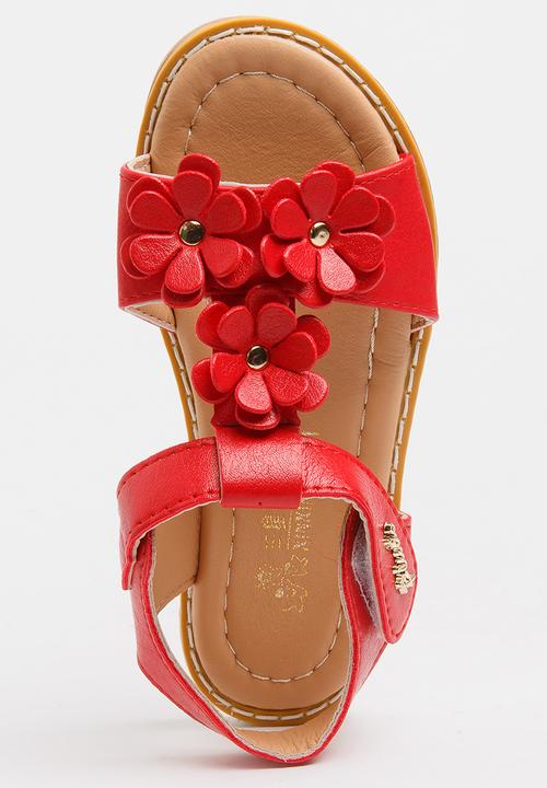 Pop Candy - Flower Sandal Red