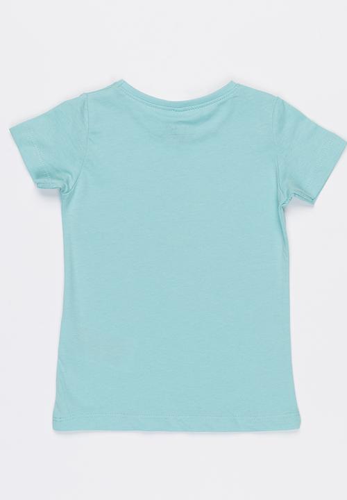 Name It - Printed Tee Aqua