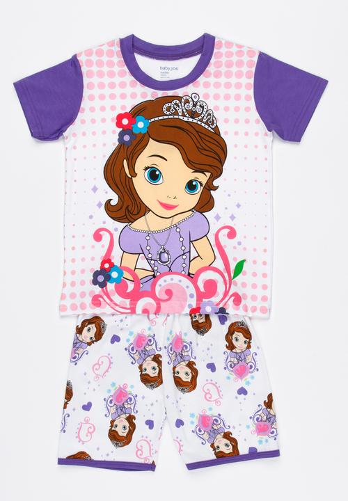 Pop Candy - Girls Printed  PJ Set Multi-colour