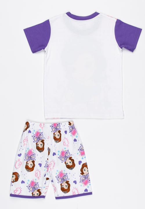 Pop Candy - Girls Printed  PJ Set Multi-colour