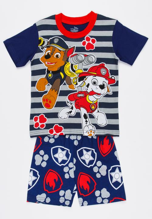 Pop Candy - Boys Printed PJ Set Multi-colour