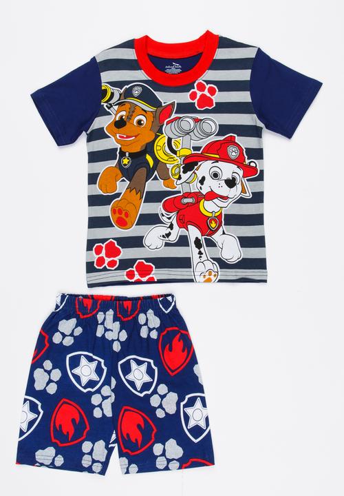 Pop Candy - Boys Printed PJ Set Multi-colour