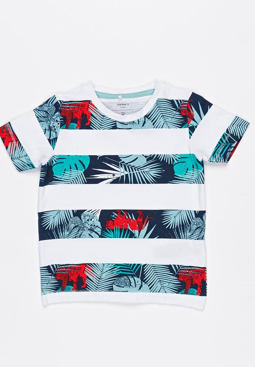 Name It - Printed Short Sleeve Tee White