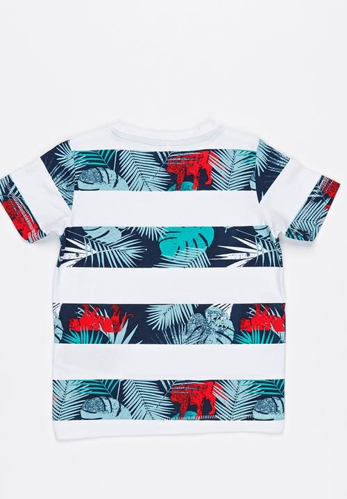 Name It - Printed Short Sleeve Tee White