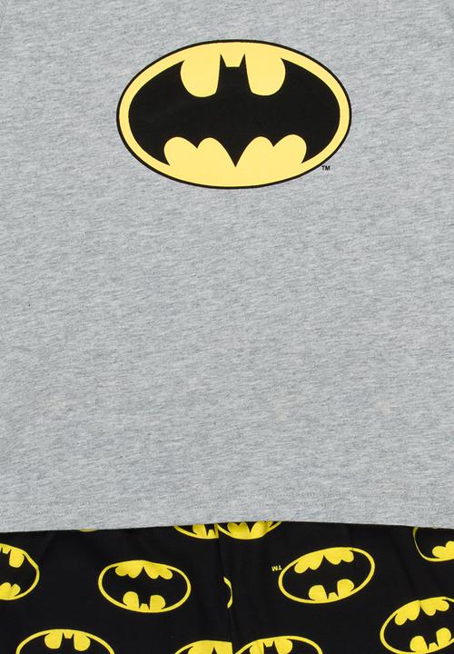 Pop Candy - Boys Printed  PJ Set Grey