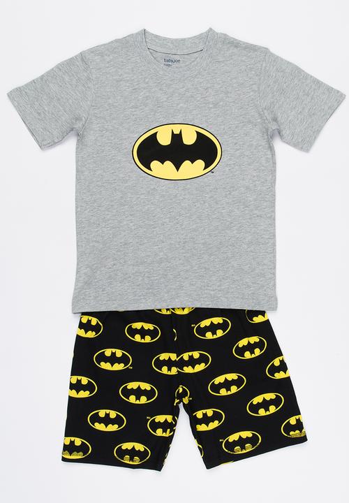 Pop Candy - Boys Printed  PJ Set Grey