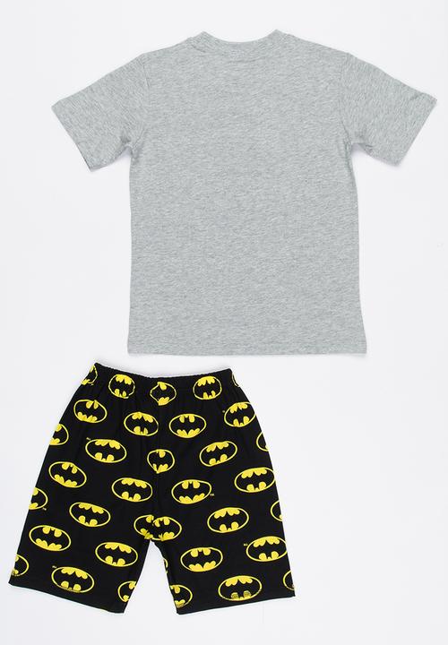 Pop Candy - Boys Printed  PJ Set Grey