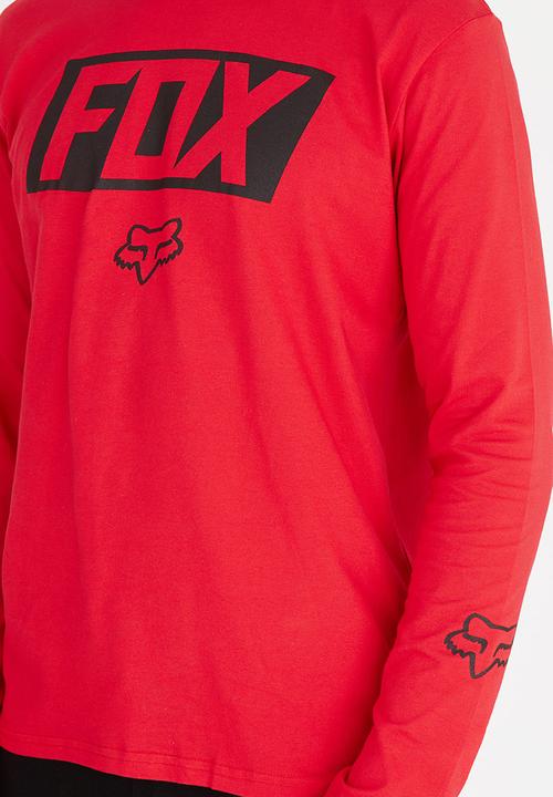 Fox - Foiled Tshirt Red