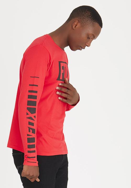 Fox - Foiled Tshirt Red