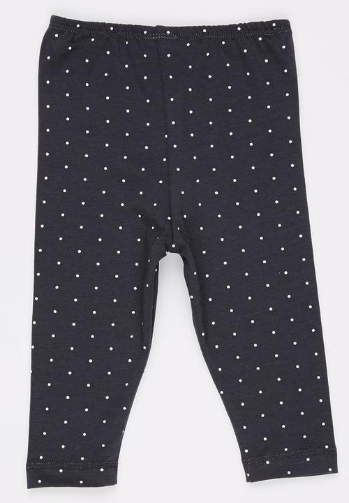 Just chillin - Girls Leggings Charcoal