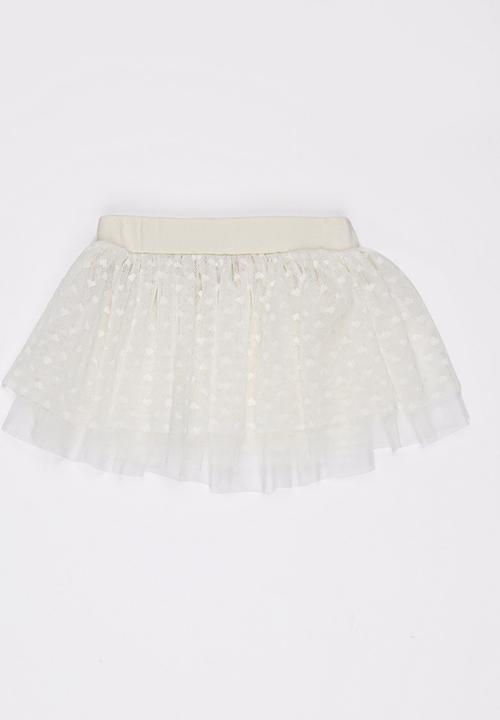 Just chillin - Tulle Skirt Cream