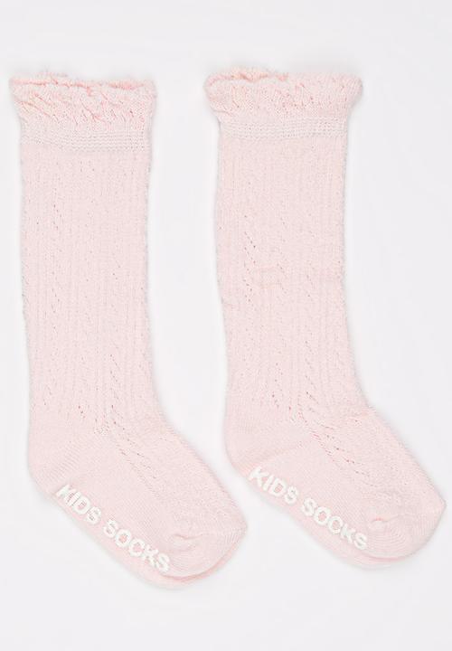 Pop Candy - Hi Sock Pale Pink