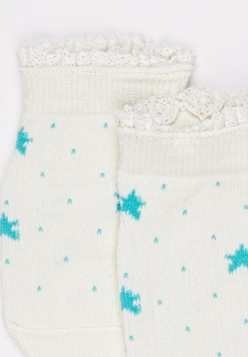 Pop Candy - Ankle Sock Off White