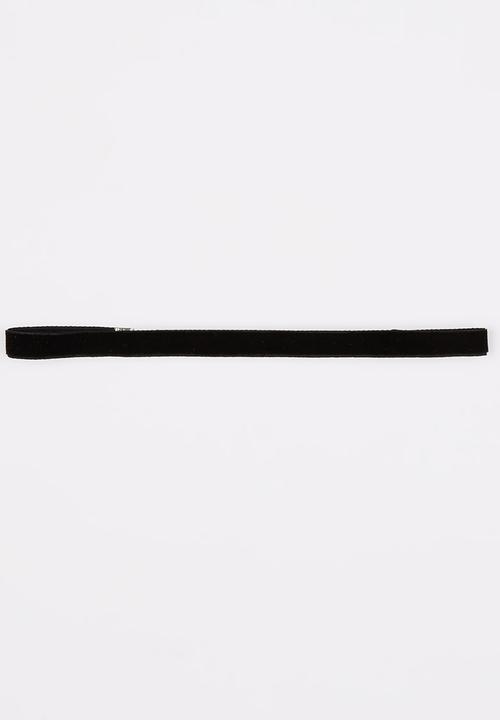 Jewels and Lace - Velvet Choker Black