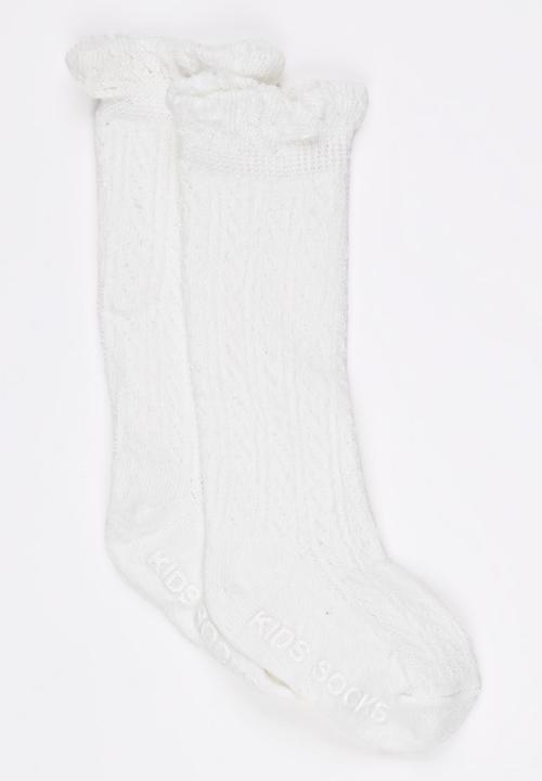 Pop Candy - Hi Sock White
