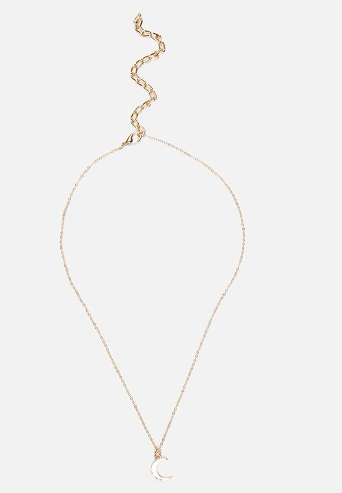 Jewels and Lace - Moon and Stars Necklace Twinpack Gold