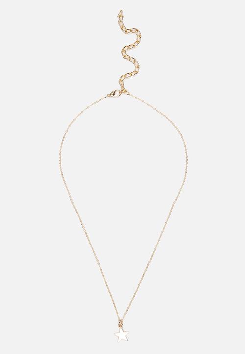 Jewels and Lace - Moon and Stars Necklace Twinpack Gold