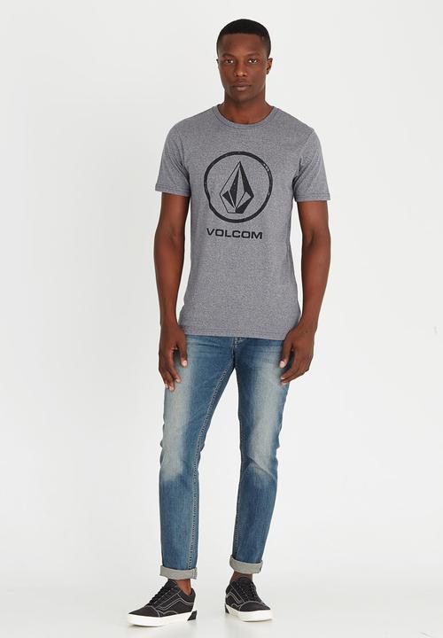Volcom - Faded Logo Tee Grey